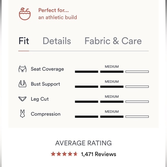 ANDIE SWIM Tulum One Piece Small Tall ST Long Torso in Black NWT 114 - Picture 5 of 9